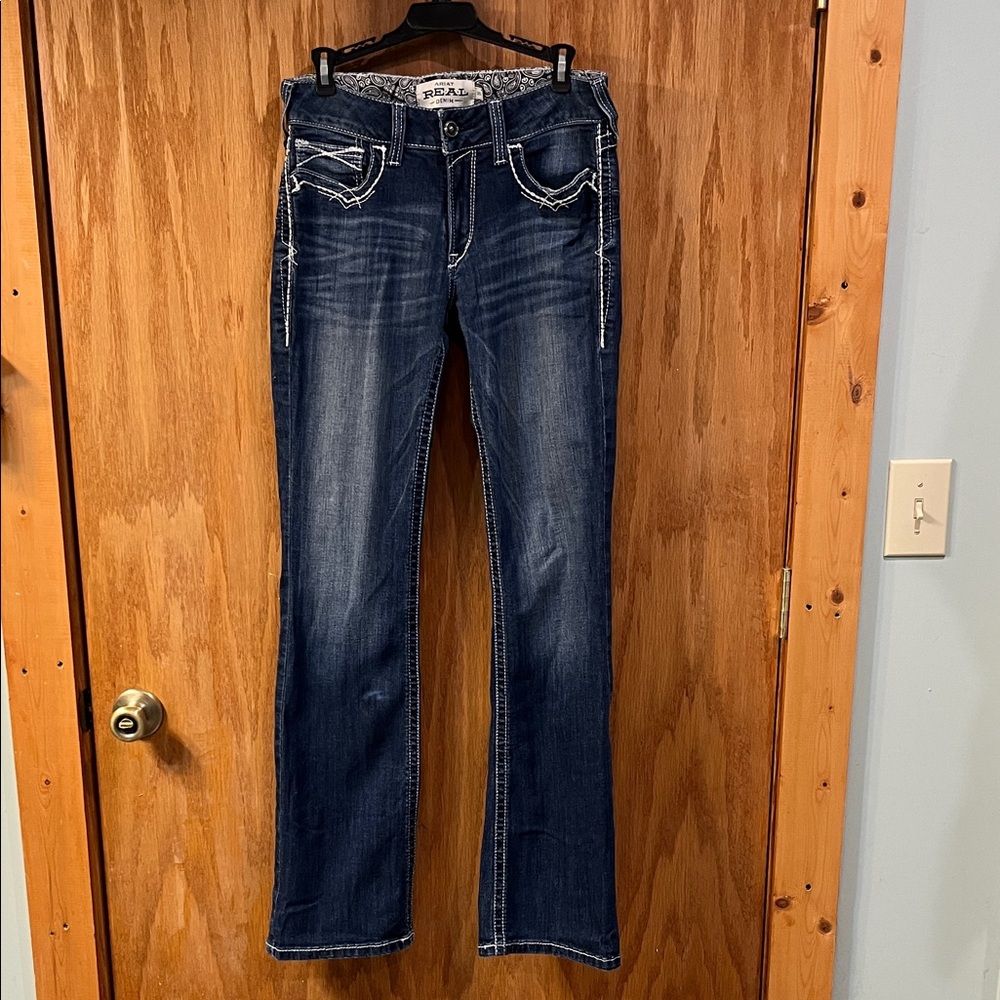 Ariat Dark Blue Boot Cut Jeans- size 30L